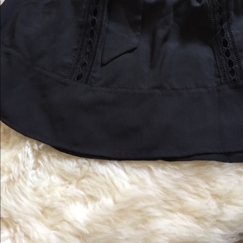 Adelyn Rae Black Tie-Waist Shirtdress - Picture 6 of 7